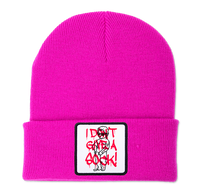 I DON'T GIVE A SOCK BEANIE